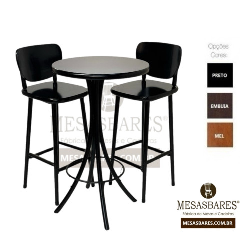 Banqueta Para Cafés e Restaurantes De Madeira São Paulo - Cod:60